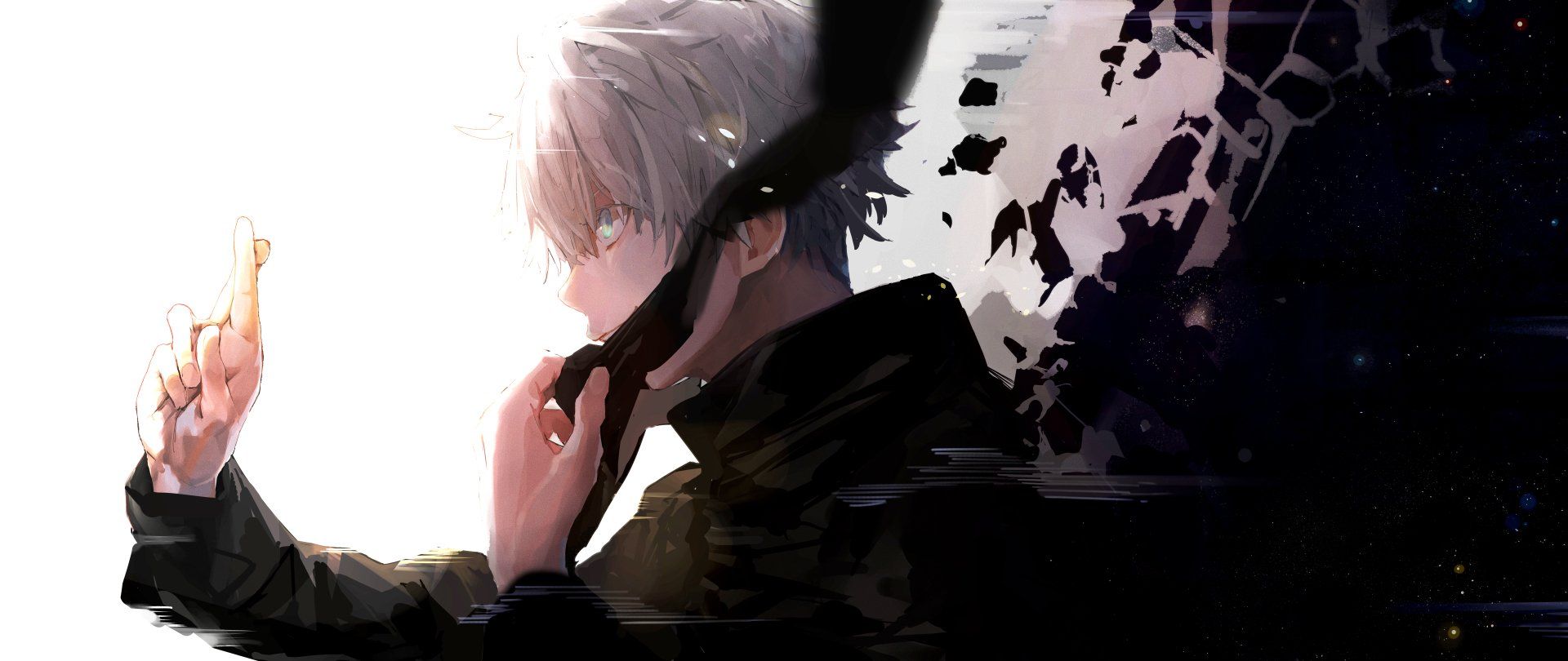 1920x810 Satoru Gojo Blue Eyes 4K Ultra HD Wallpaper by まひるx4093