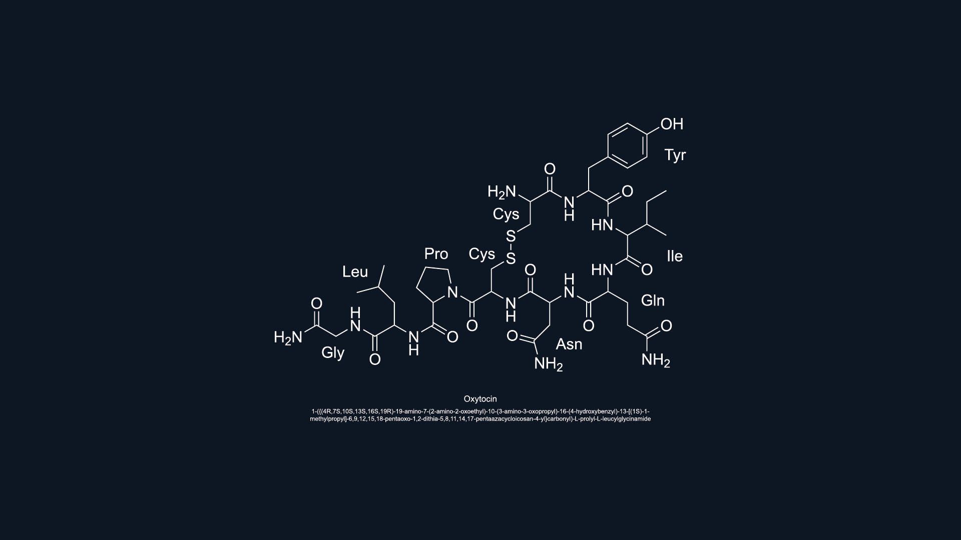 1920x1080 Download Chemistry Oxytocin Love Hormone Wallpaper