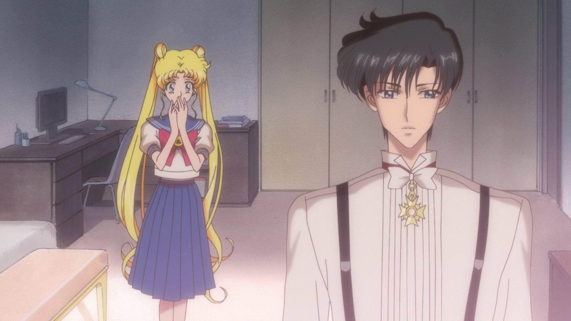 1920x1080 Sailor Moon Crystal: S1E7 7. Mamoru Chiba Tuxedo Mask (2014)