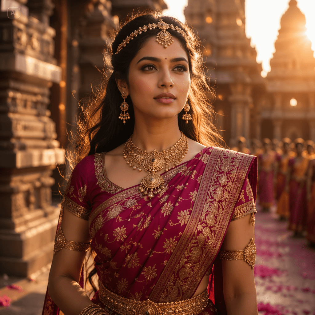 1024x1024 Devasena Prompt: Gumawa ng Epic Bahubali Queen AI Photo mula sa Iyong Mga Selfies