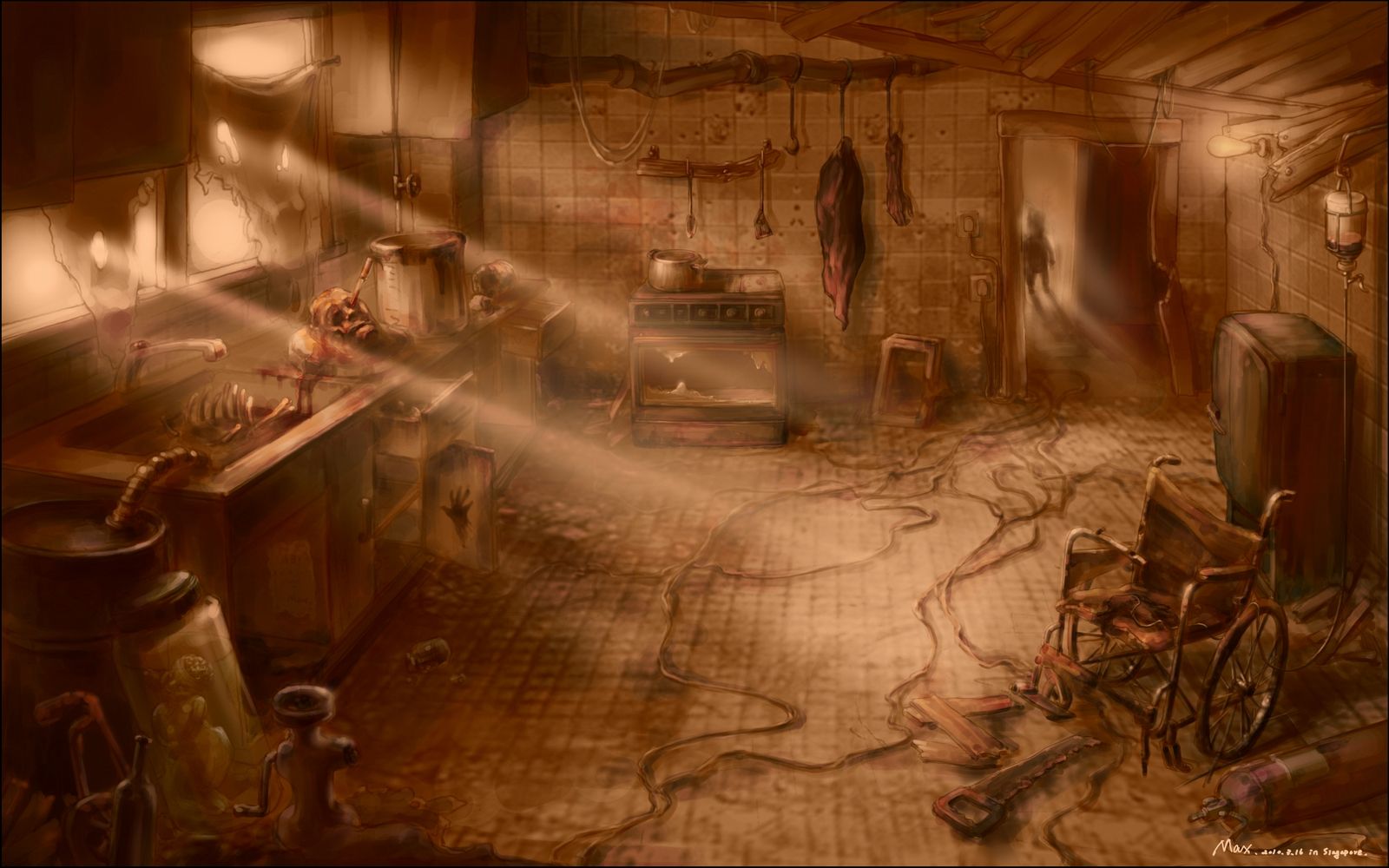 1600x1000 Desktop wallpaper: Horror, Dark 4K free download for PC. 224602