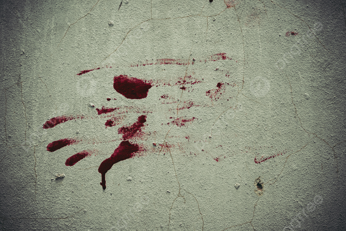 1200x801 Spooky Handprint On Grunge Wall In Haunted House Photo, Panic, Bloody, Horror Background Image And Wallpaper for Free Download
