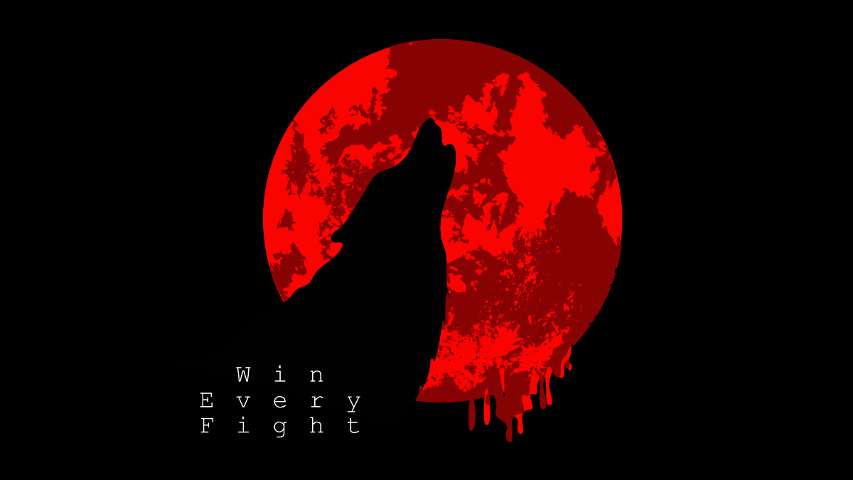 1200x675 Free Bloody Wolf Wallpaper Template to Edit Online