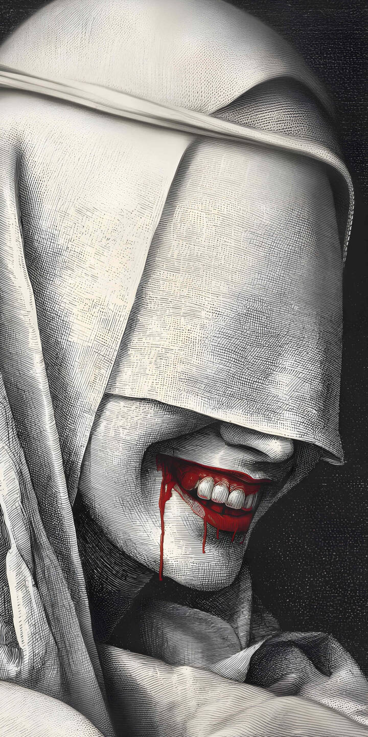720x1440 Bloody Nun 4K Wallpaper 1080x1920 Wallpaper For IPhone 6 6s 7 8 Plus