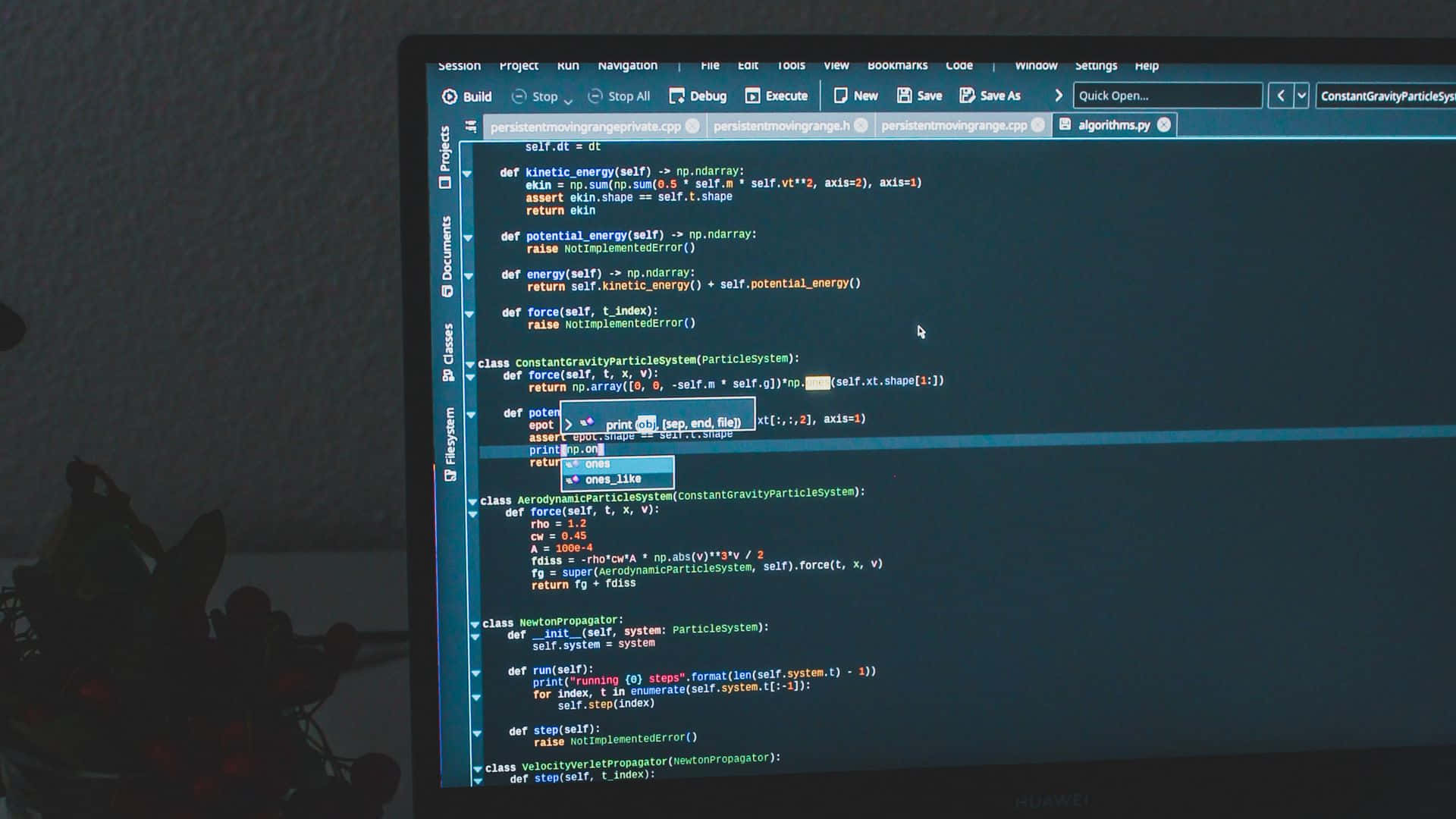 1920x1080 Download Programmer writing code at a desk with dual monitors Wallpaper