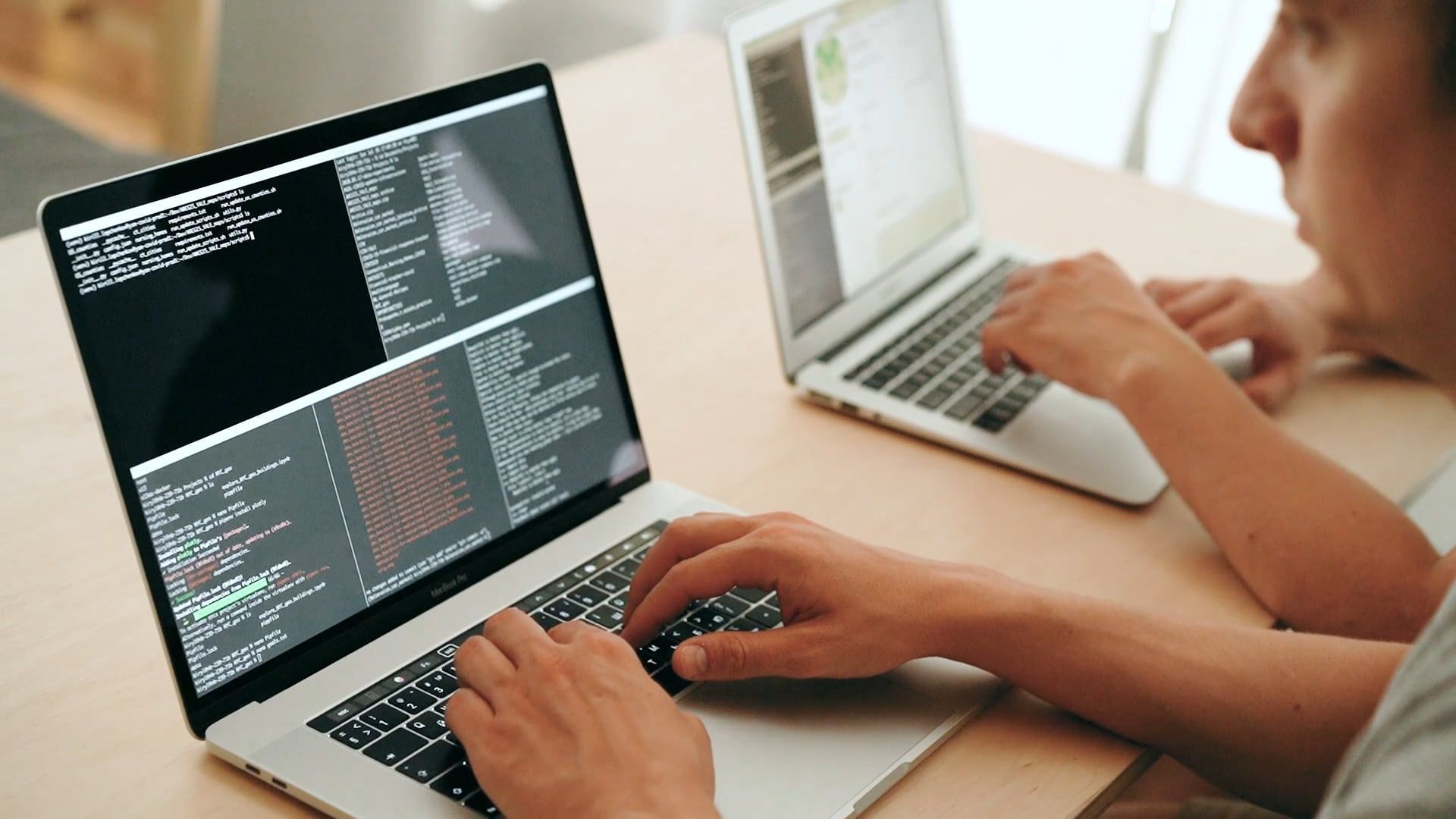 1920x1080 A Man Using Laptop Free Stock Video Footage, Royalty Free 4K & HD Video Clip