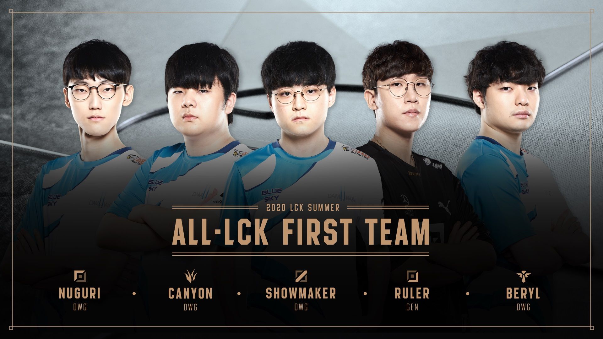 1920x1080 All LCK First Team And Regular Season MVP Announced