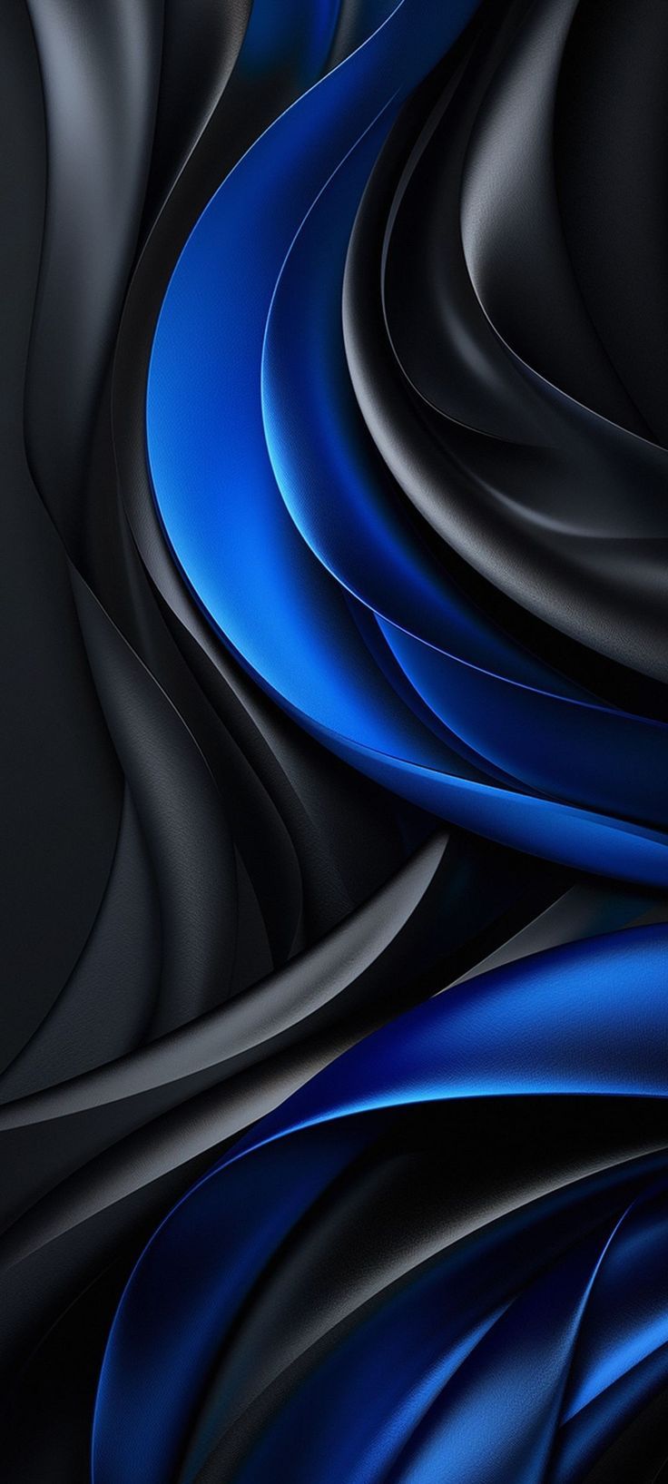 736x1635 Abstract Blue and Black Wallpaper for iPhone. Black and blue phone wallpaper, Blue wallpaper for mobile phone, Blue and black background