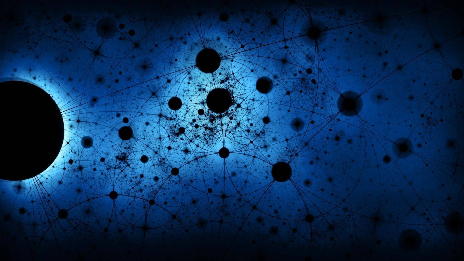 1920x1080 Black And Blue Background