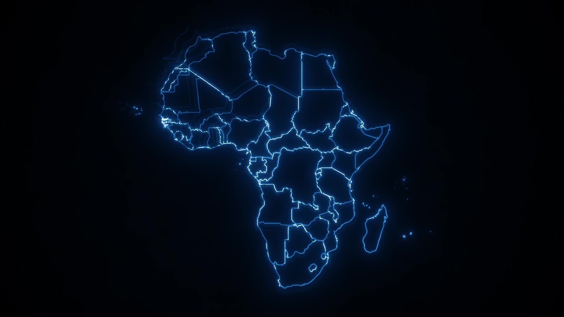 1920x1080 Africa Cyber Map Showing Up Intro By Regions