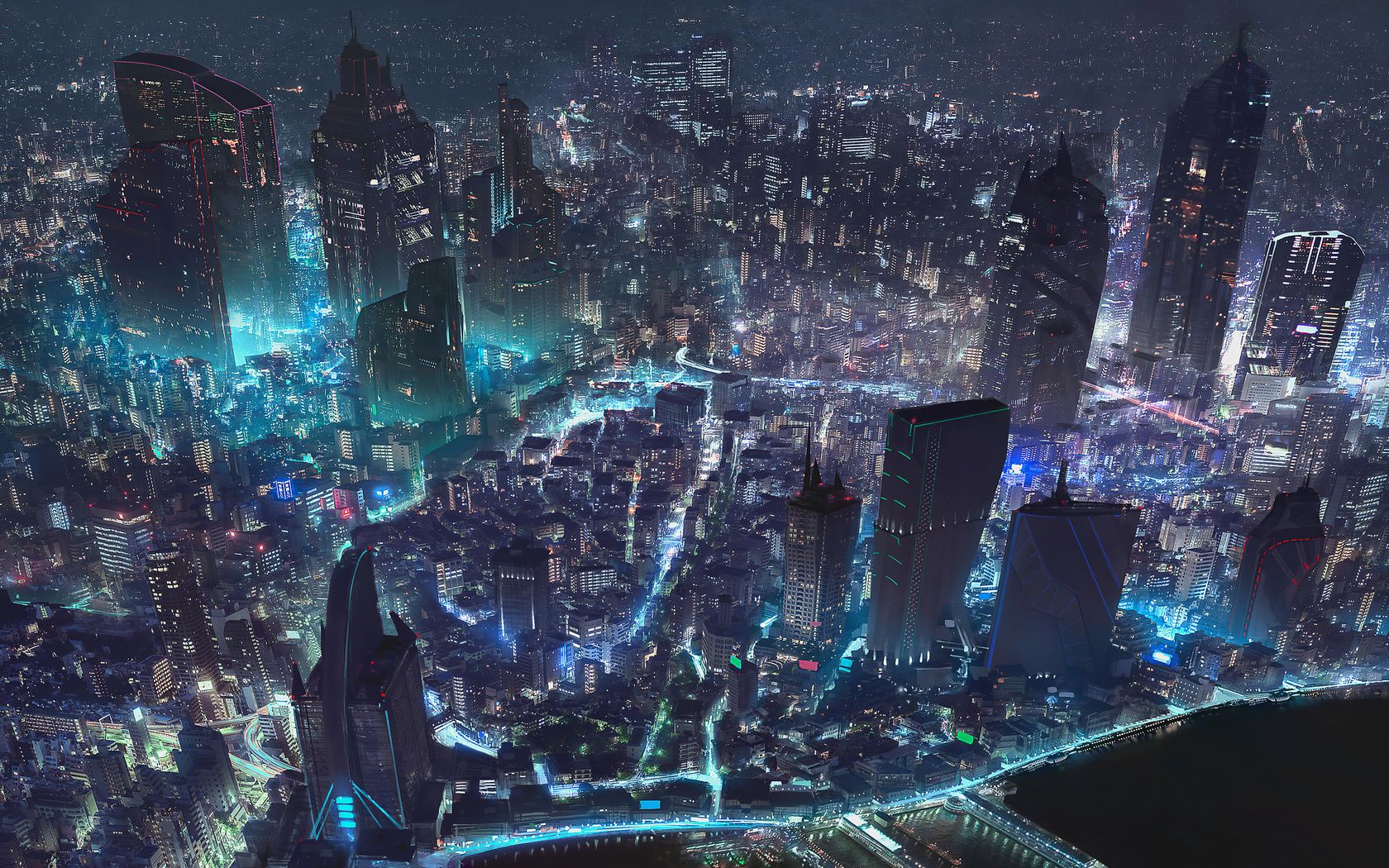 1680x1050 Cyberpunk City World Map 4k Wallpaper, 1680x1050 Resolution HD 4k Wallpaper, Image, Background, Photos and Picture