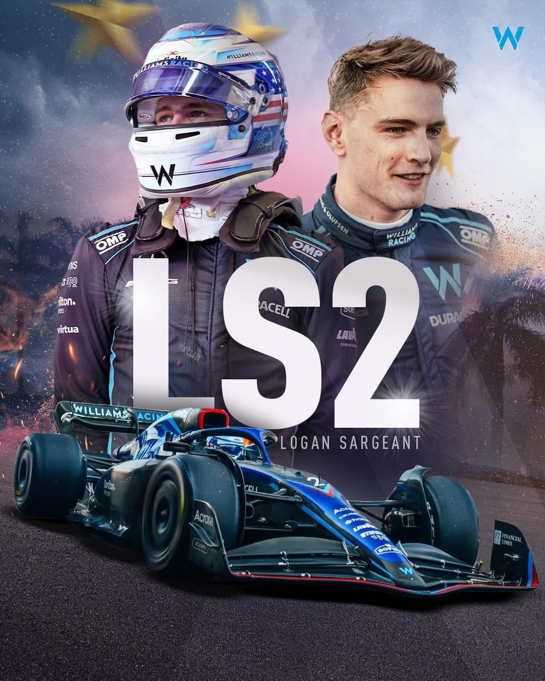 1080x1350 Logan Sargeant has picked his racing number