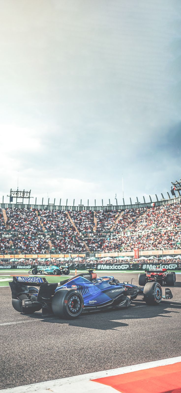 736x1595 Logan Sargeant Williams Mexican Grand Prix 2023 iPhone Wallpaper
