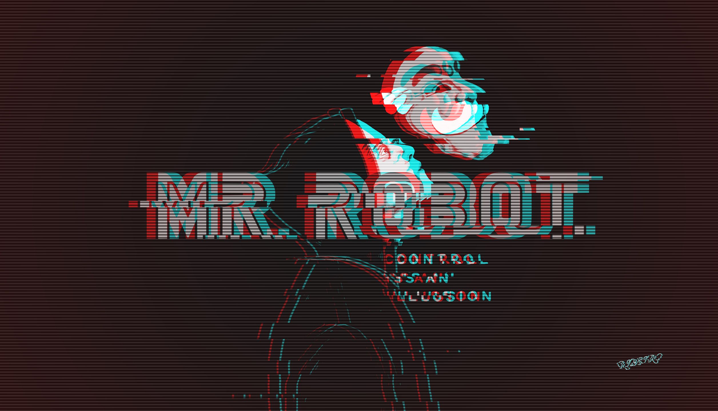 2512x1440 Mr Robot Control Is An Illusion Art Wallpaper, HD Tv Shows Wallpaper, 4k Wallpaper, Image, Background, Photos and Picture
