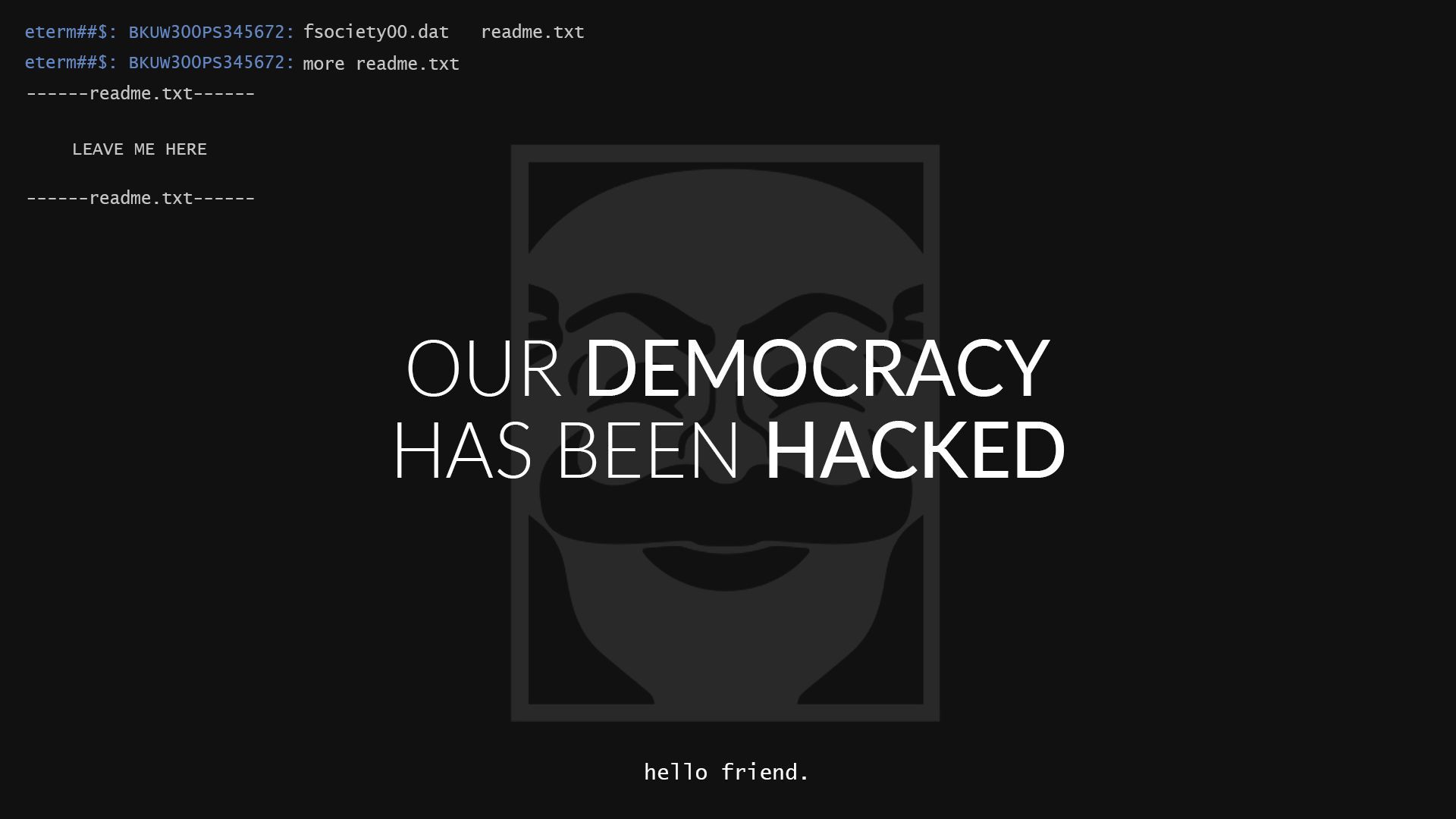 1920x1080 Mr Robot Phone Wallpaper: Free 4K & HD Downloads