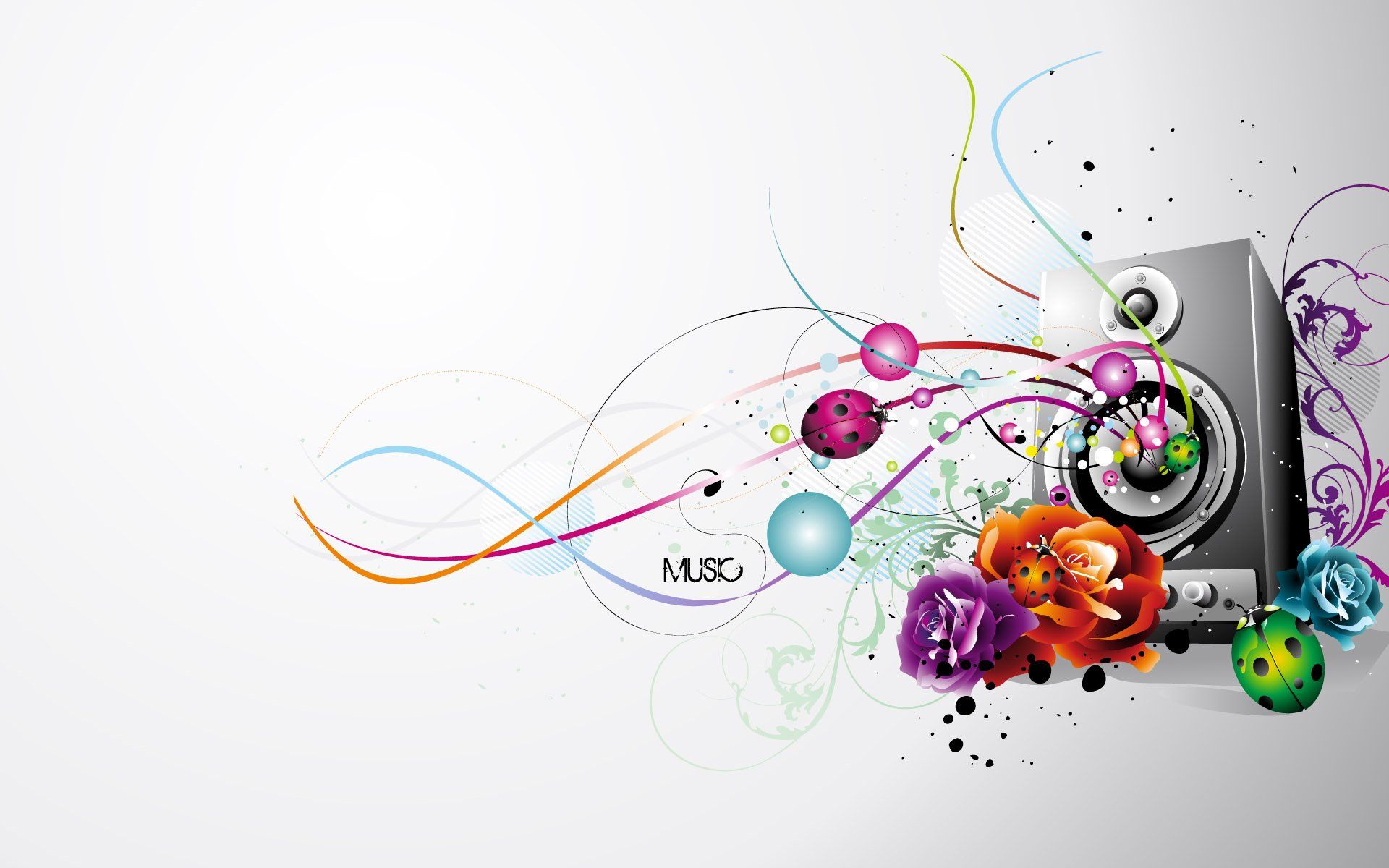 1920x1200 Frutiger Metro: Sonic Bloom Musical Metro Artwork (HD) Soundwave Bloom HDx1200