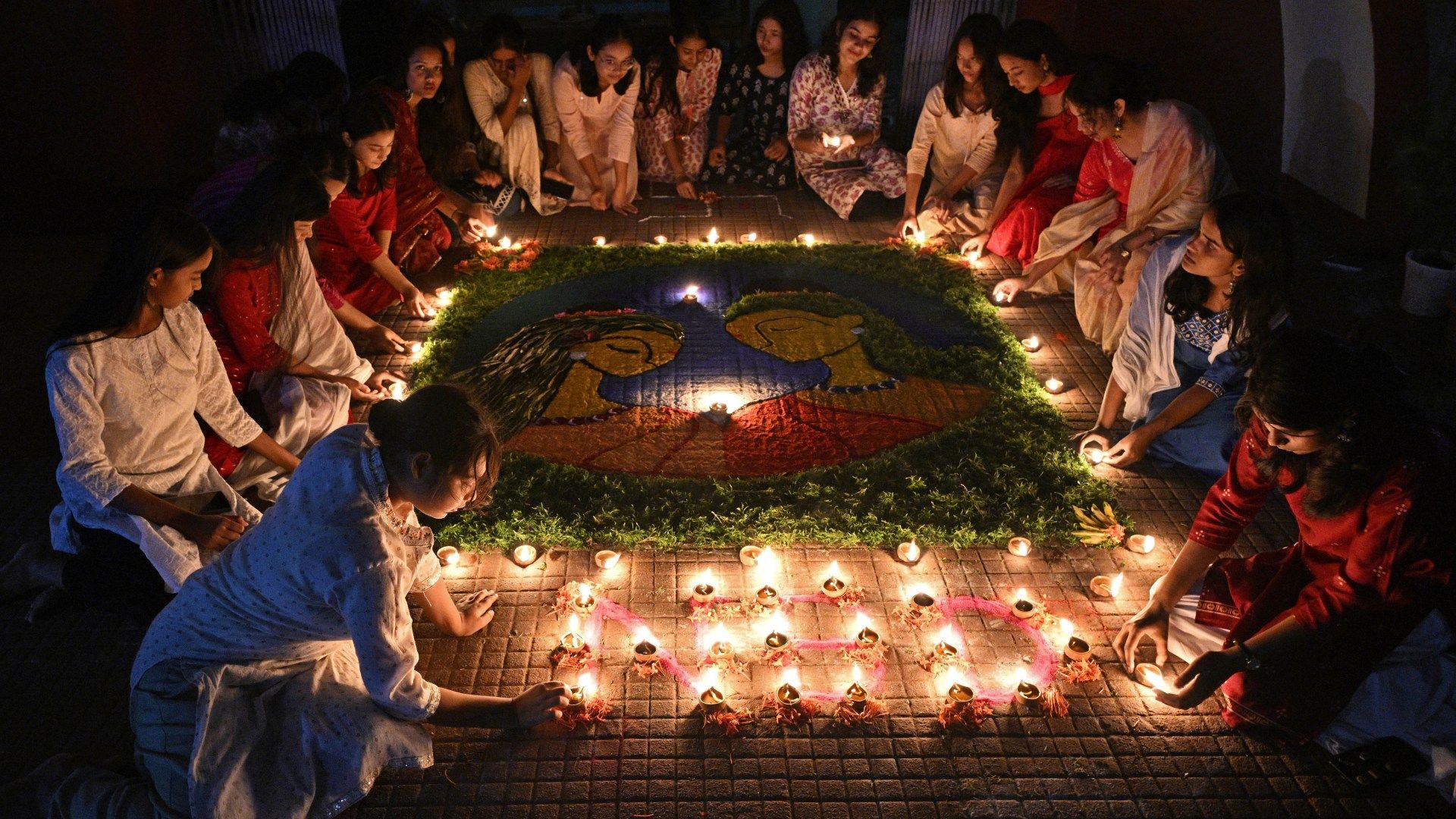 1920x1080 Millions of Indians celebrate Diwali, the festival of lights