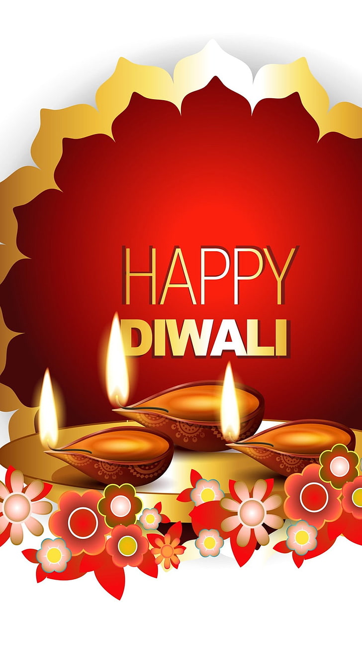 728x1294 HD wallpaper: Diwali White Background, happy diwali text, Festivals / Holidays