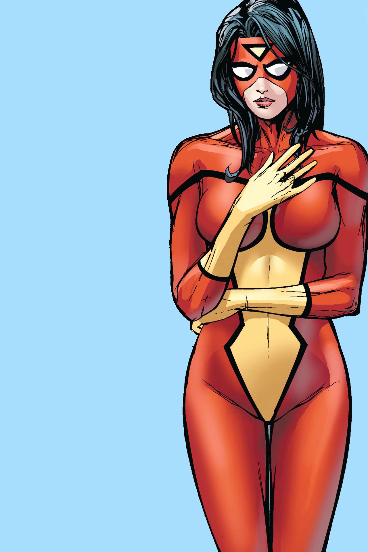 1280x1920 Scans_daily. Spider Woman's New Costume, And An 80's Music Group Re Imagined