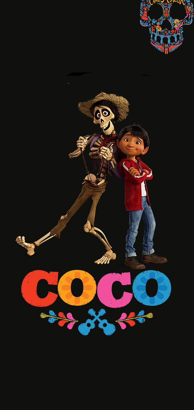 800x1689 COCO 1 S10plus, animation, coco, disney, HD phone wallpaper