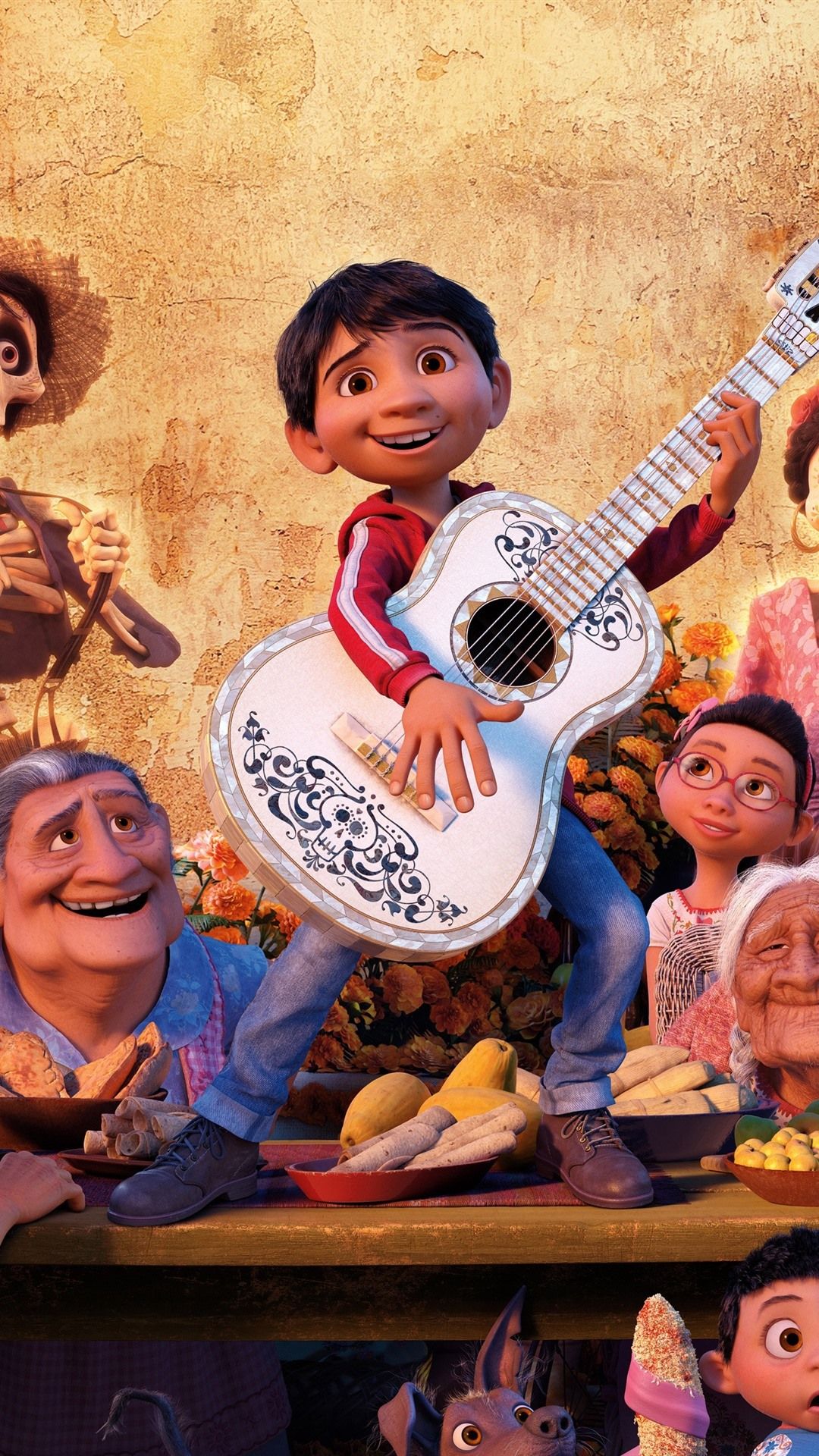 1080x1920 Coco, Cartoon Movie, Disney 1080x1920 IPhone 8 7 6 6S Plus Wallpaper, Background, Picture, Image