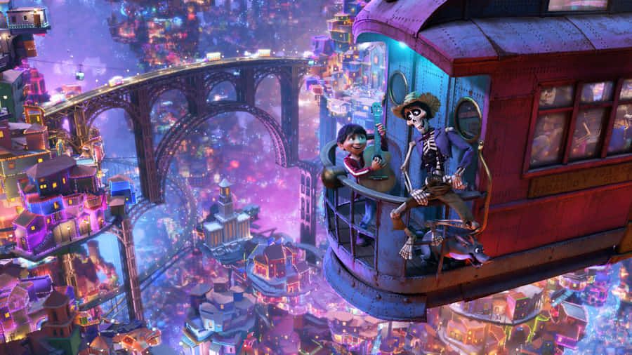 900x506 Download Welcome to the Land of the Dead and an Adventure with Coco Wallpaper