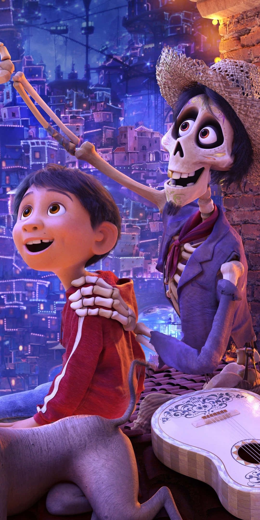 1080x2160 Download Memorable Scenes From The Award Winning Animated Movie, Coco. Background