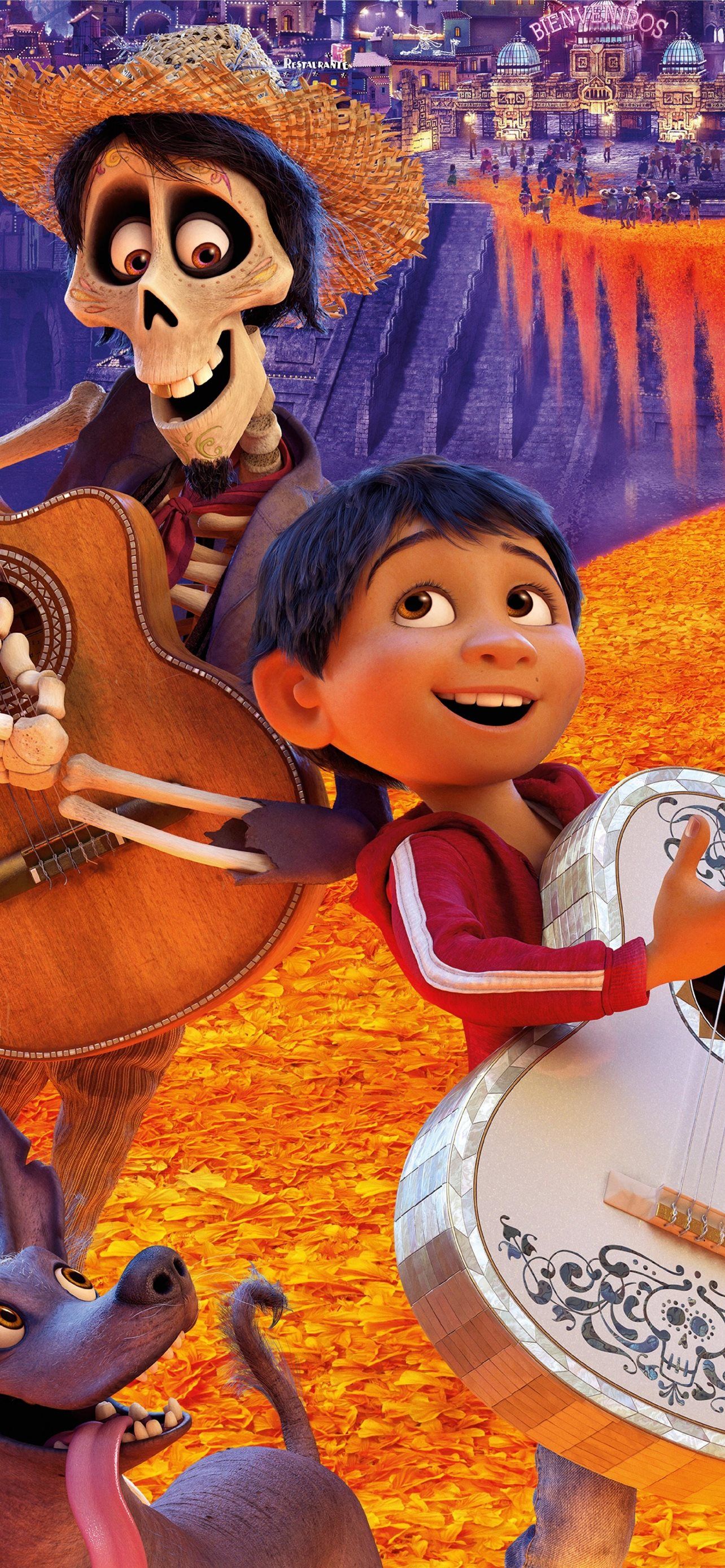 1284x2778 coco pixar iPhone Wallpaper Free Download