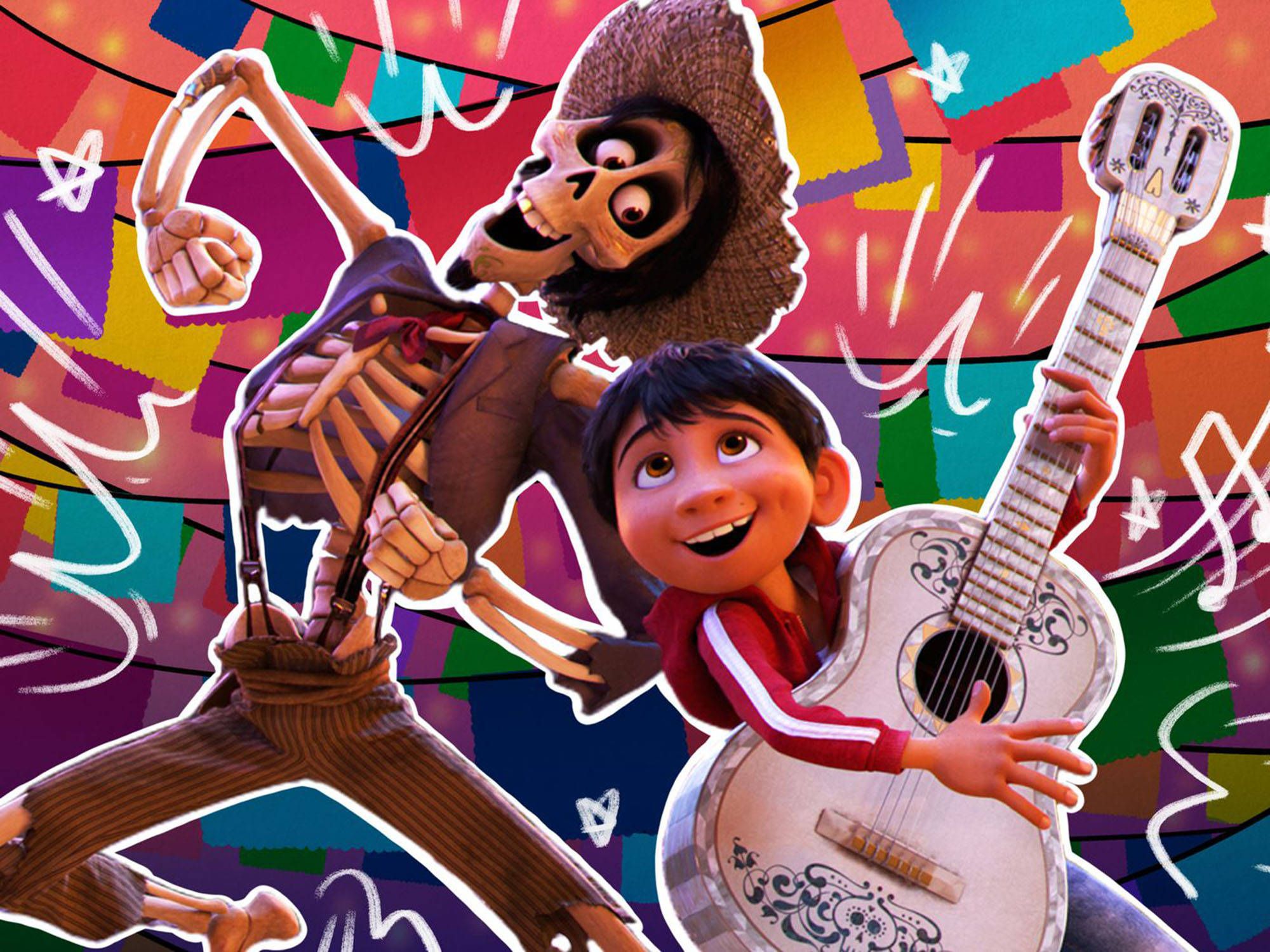 2000x1500 Download Coco Characters Hector Miguel Art Wallpaper