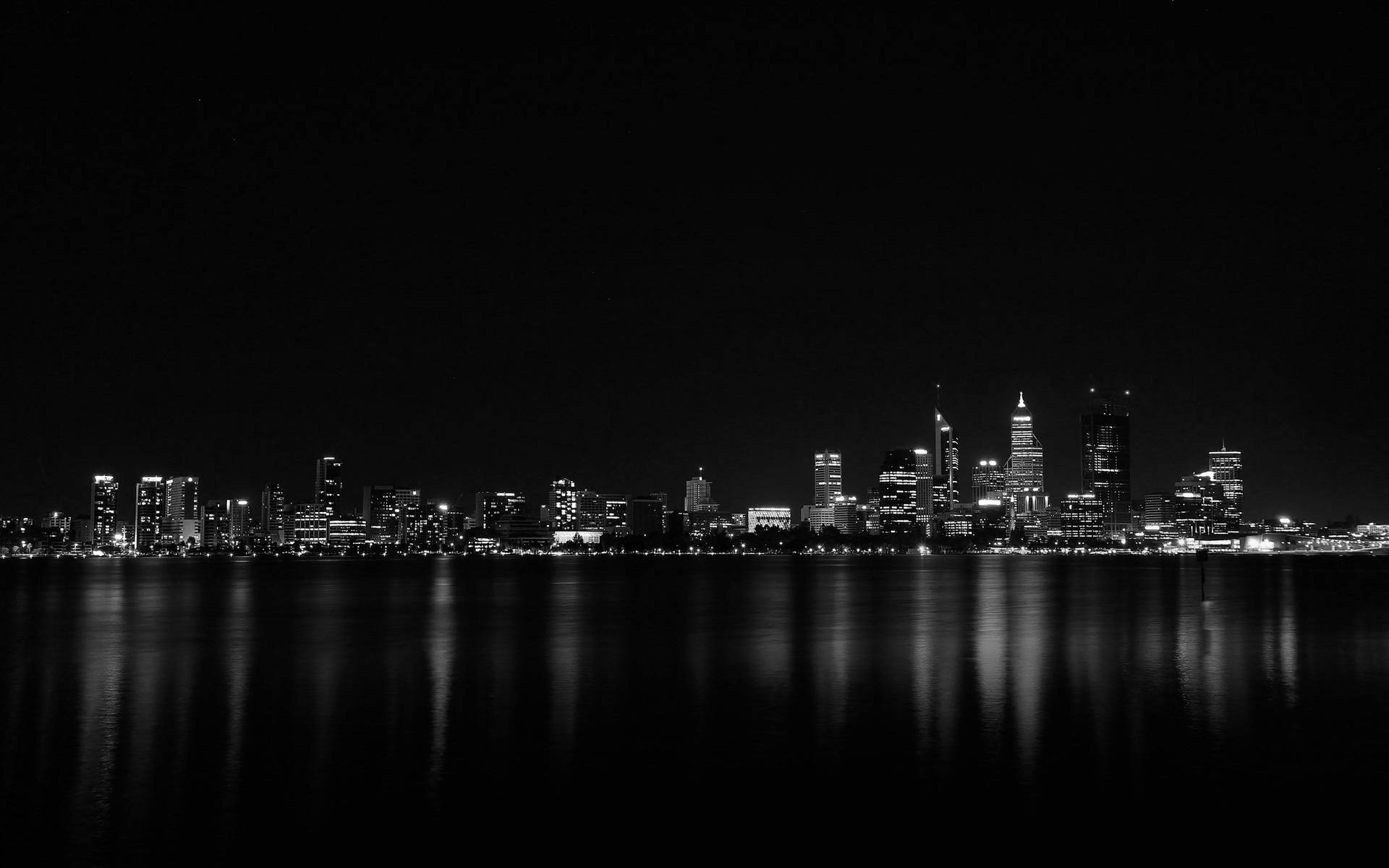 1920x1200 Dark Night City Wallpaper