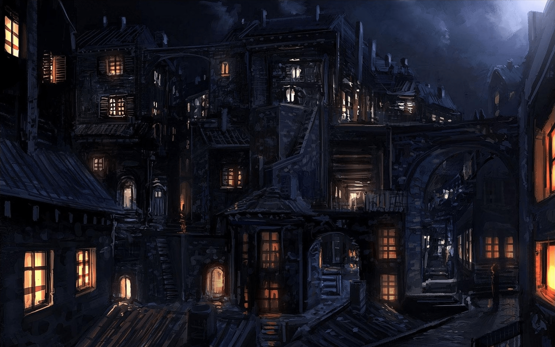 1920x1200 Night City Lights HD Wallpaperx1200