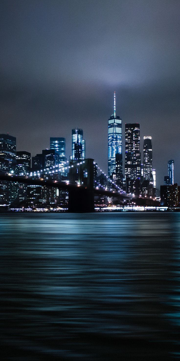 736x1472 Dark night, buildings, cityscape, 1080x2160 wallpaper