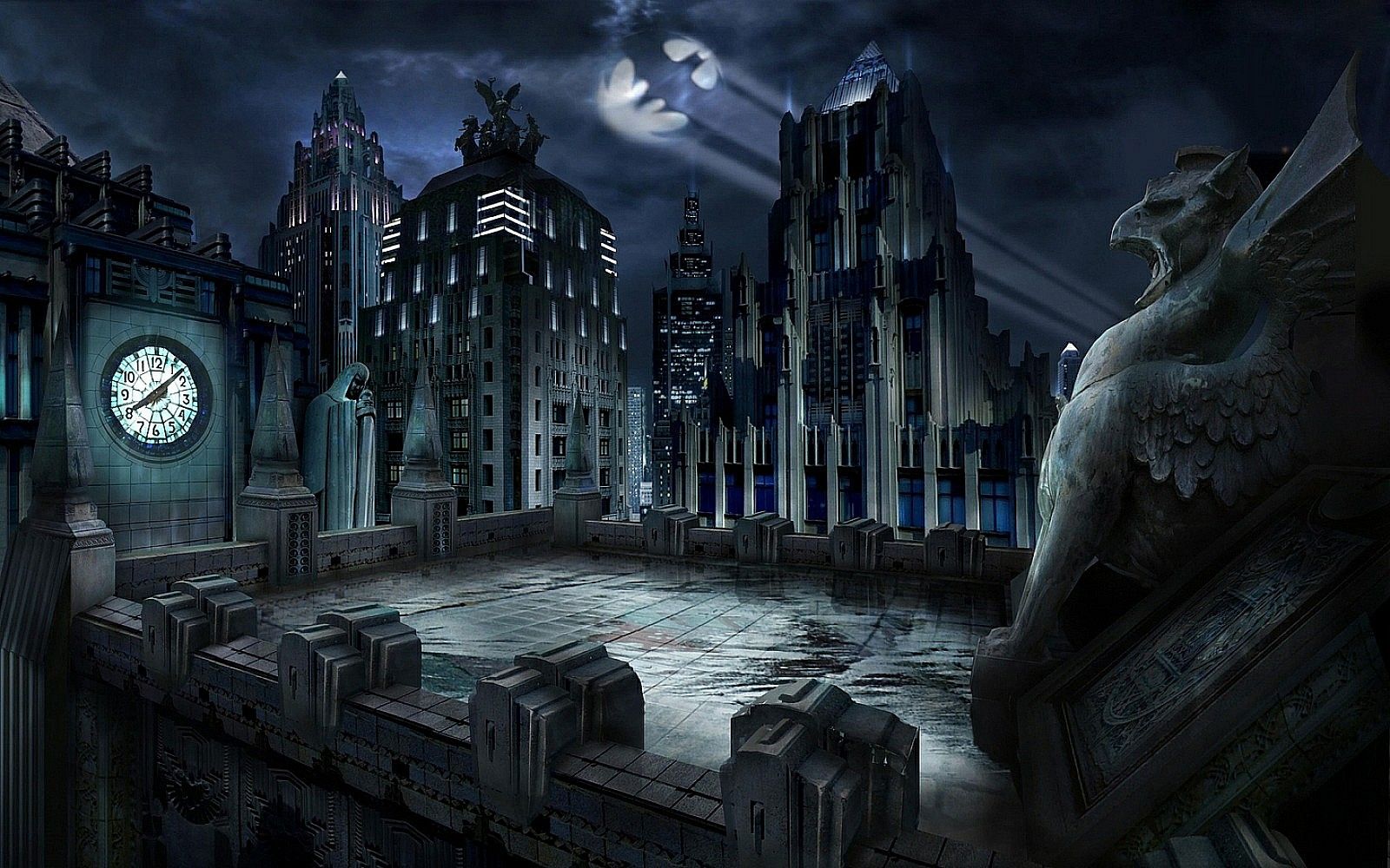 1600x1000 Dark City Wallpaper HD 17949
