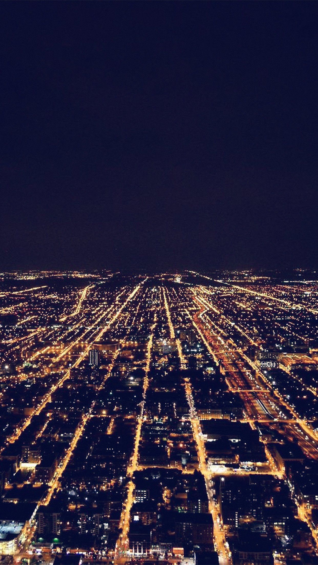1242x2208 Night Skyview City Dark Nature Blue iPhone Wallpaper