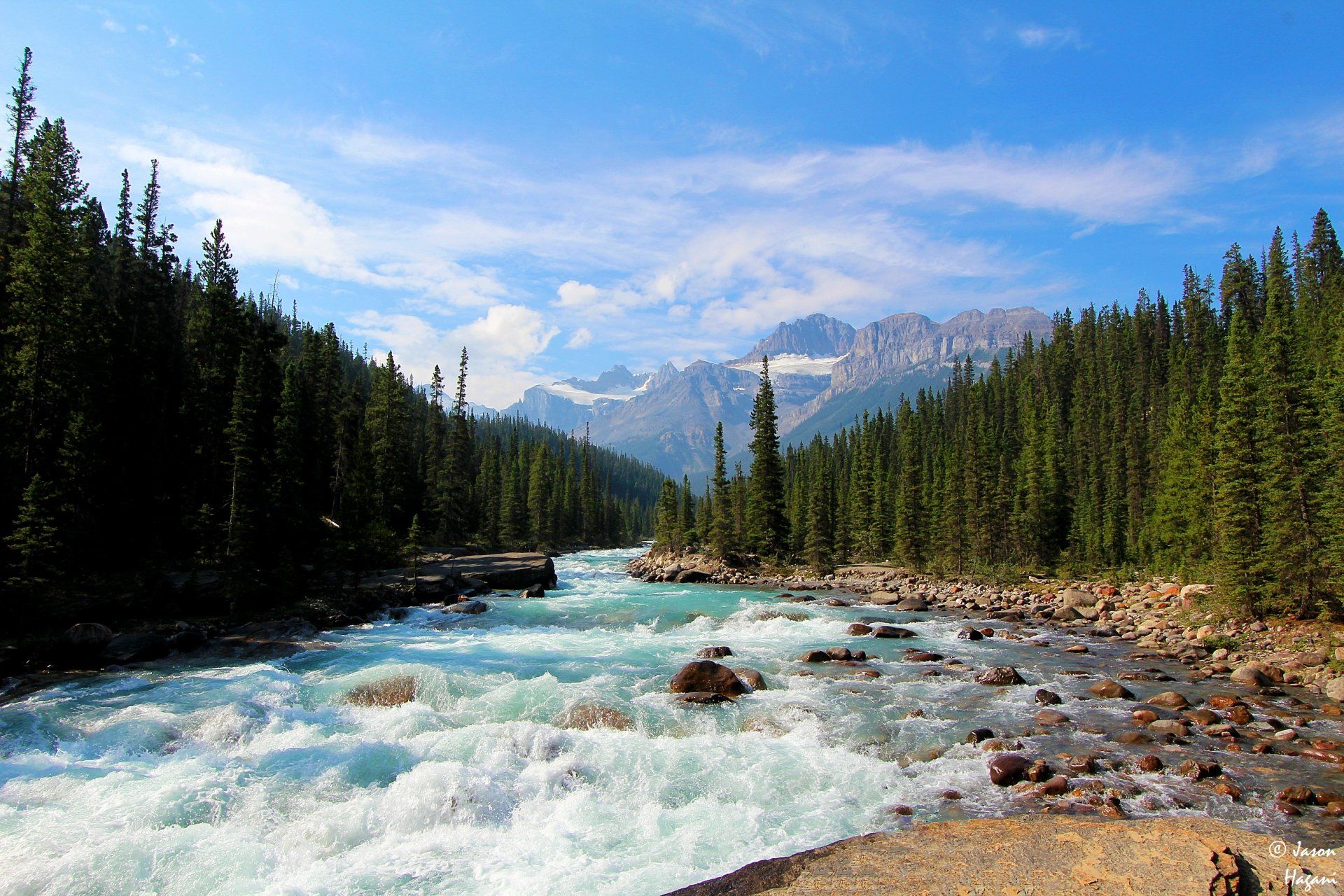 1920x1280 Stunning Canadian Landscape: 4K Ultra HD Wallpaper of Banff National Parkx3456