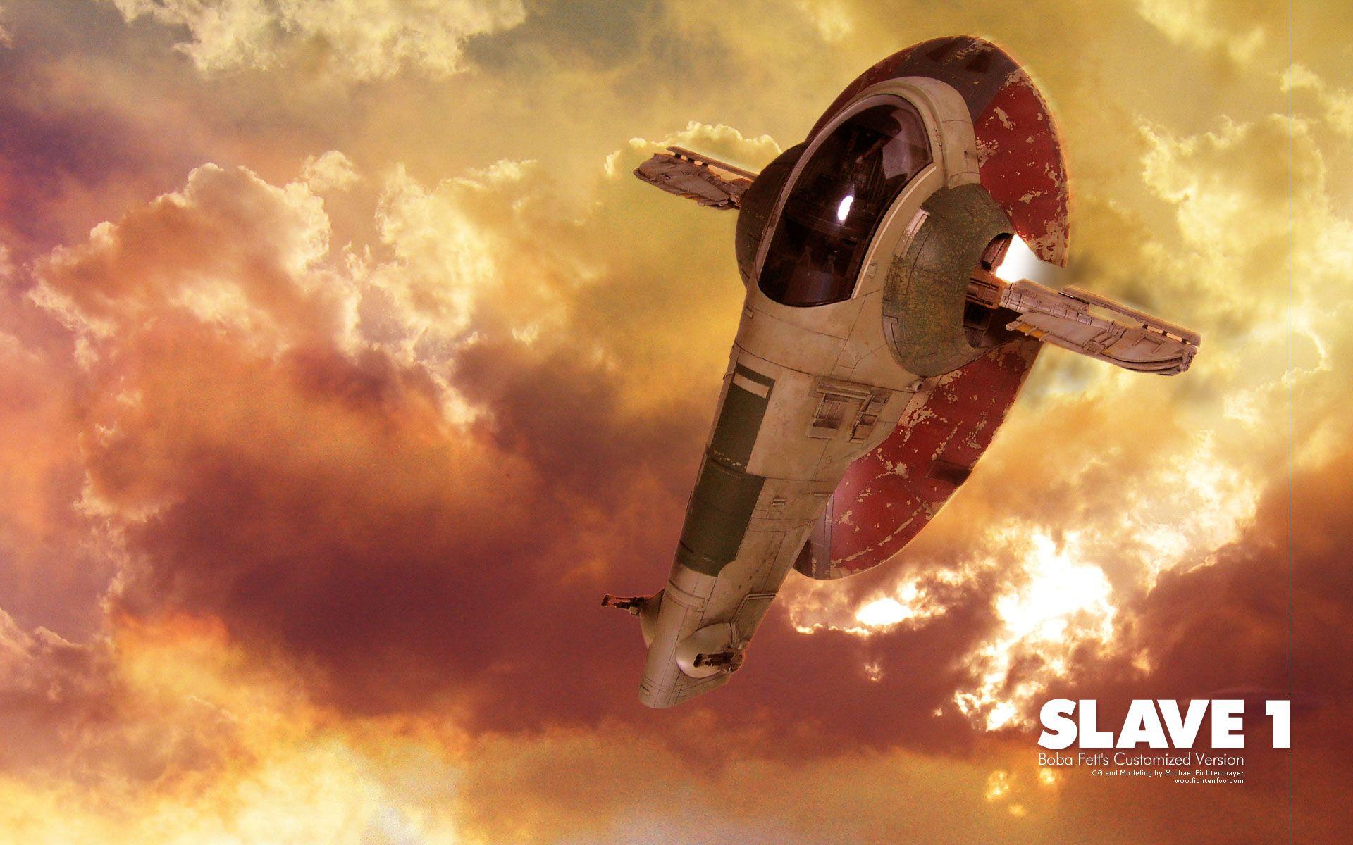 1920x1200 Boba Fett Slave I Wallpaper