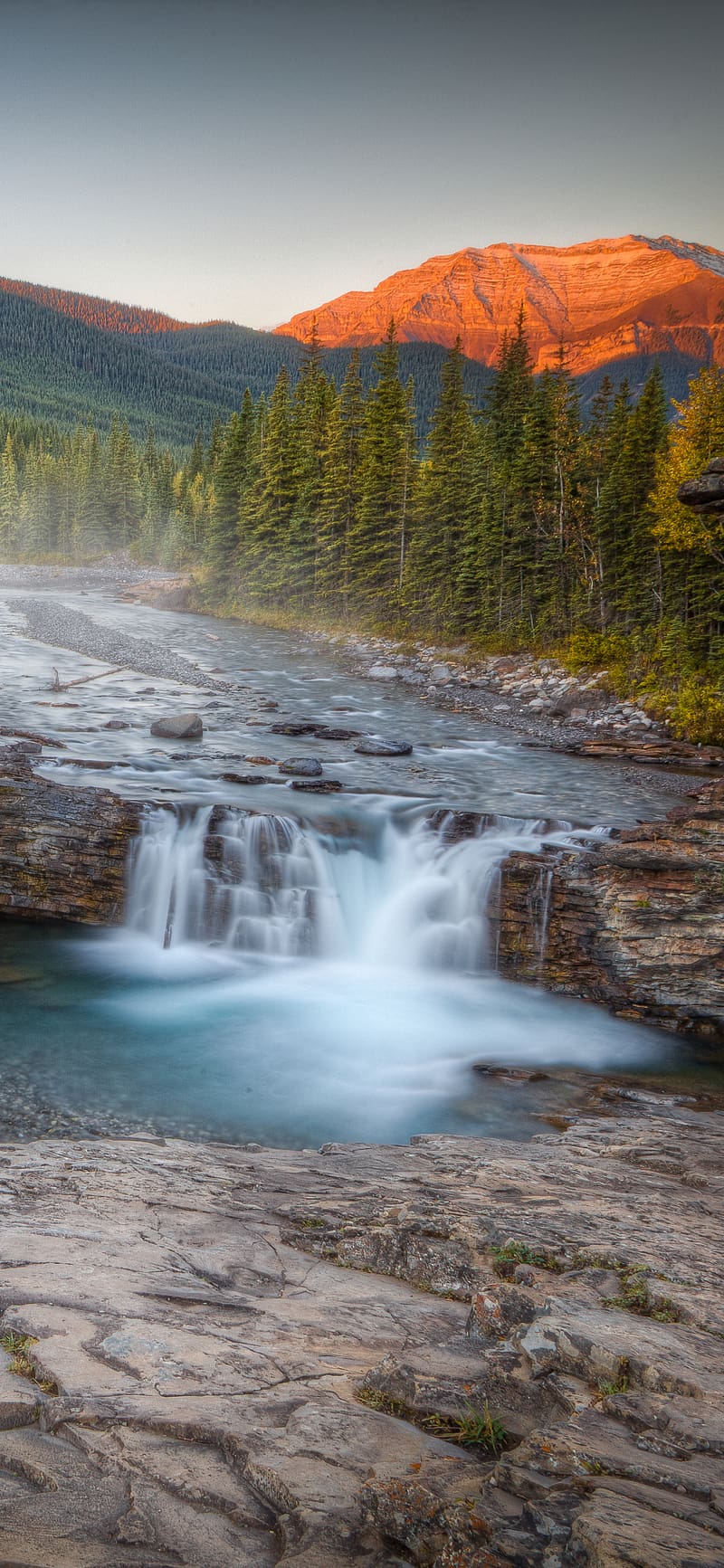 800x1733 Waterfalls, Canada, Waterfall, , River, HD phone wallpaper