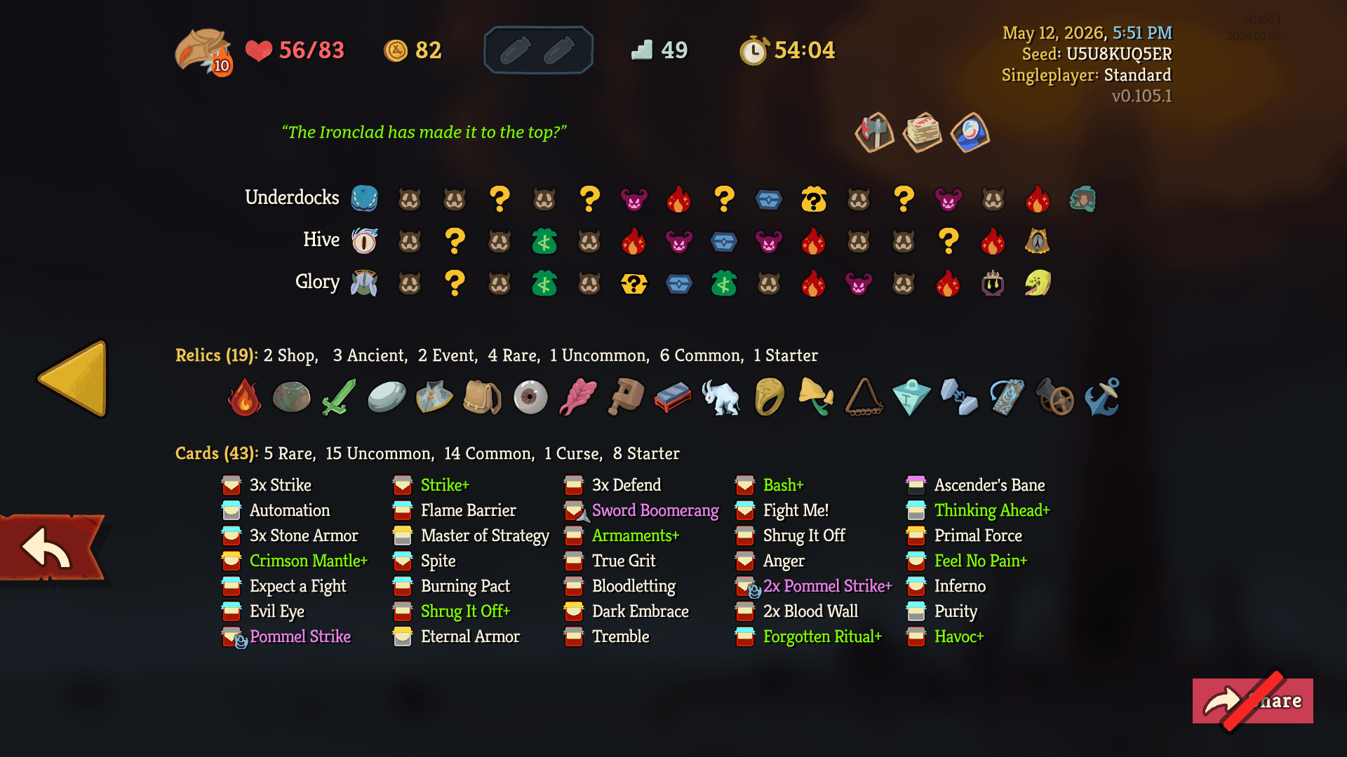 1920x1080 I heard that Mega Crit wanted to incentivize making large decks for STS 2. (Not clone)