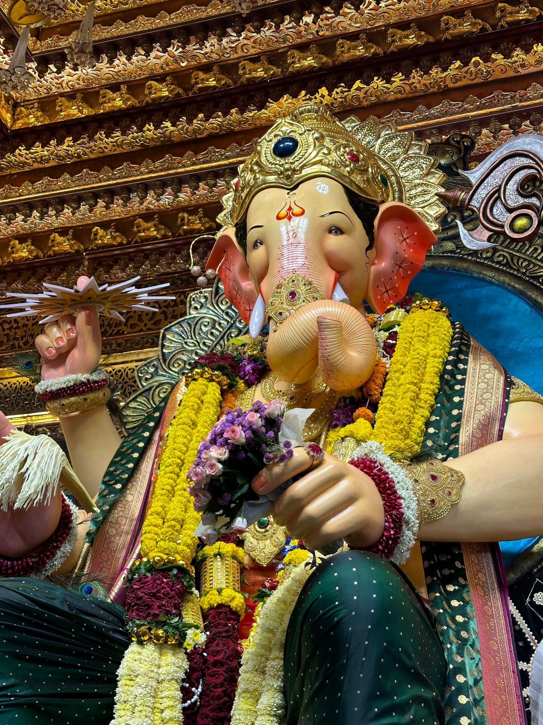 1728x2304 Lalbaugcha Raja Precious Stone in Parel, Mumbai near me in Mumbai