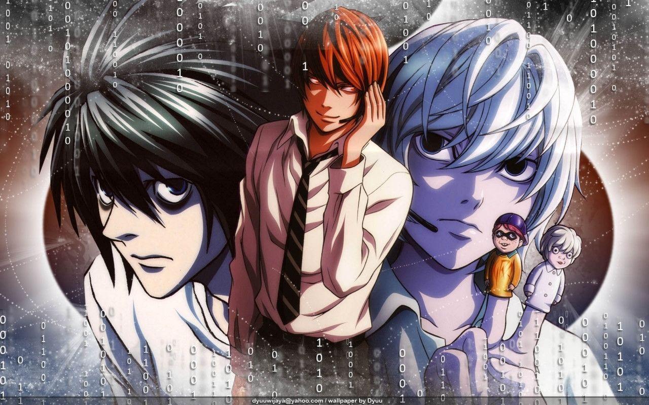 Light and L Death Note Wallpapers - Top Free Light and L Death Note  Backgrounds - WallpaperAccess