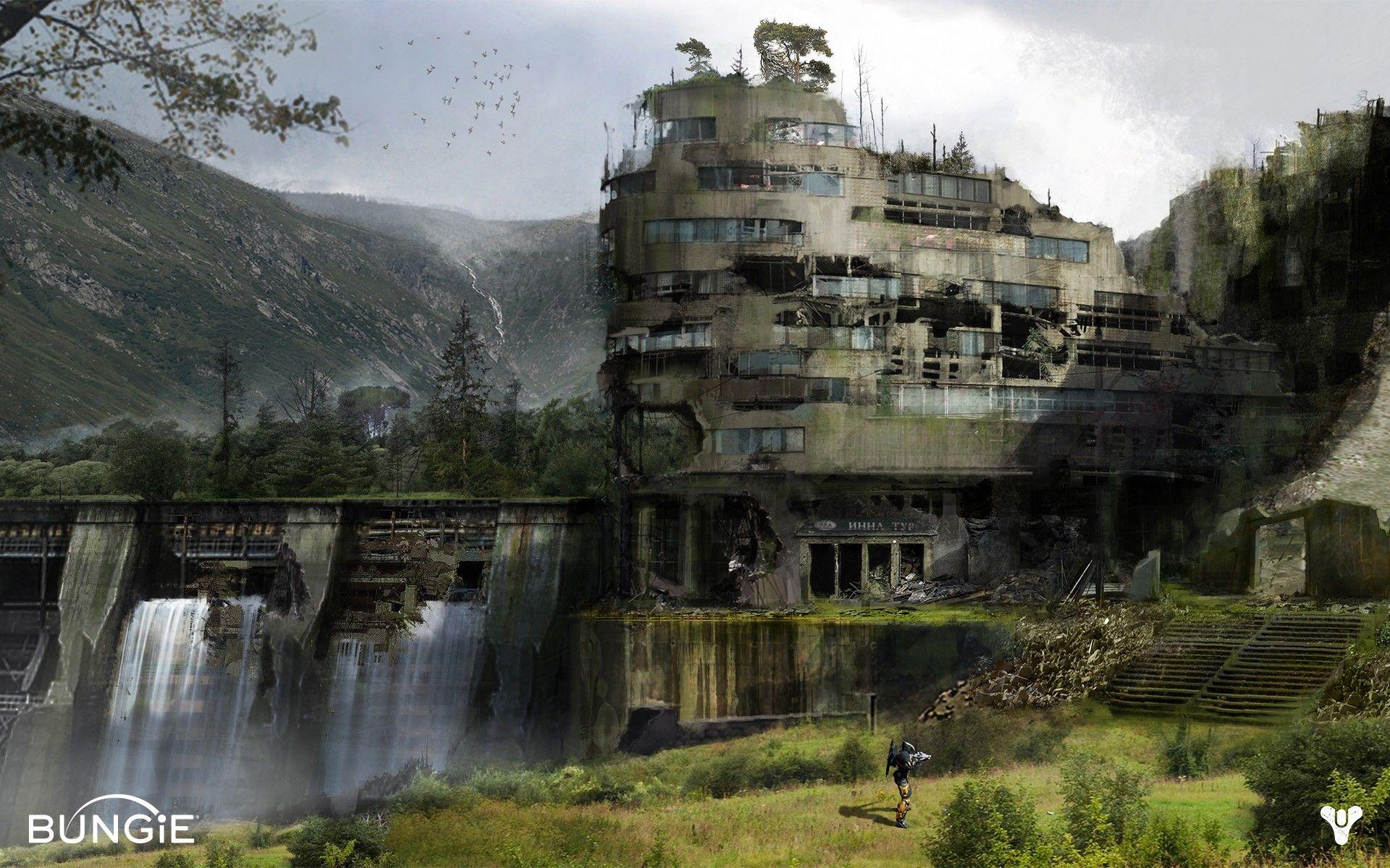1920x1200 concept art, Bungie, Ghost Town, bungie destiny wallpaper