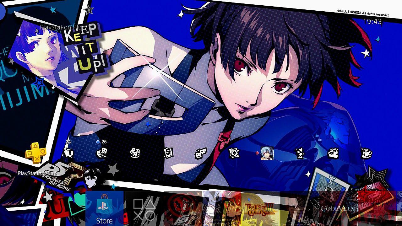1280x720 PERSONA 5 ROYAL MAKOTO NIIJIMA PS4 THEME!!