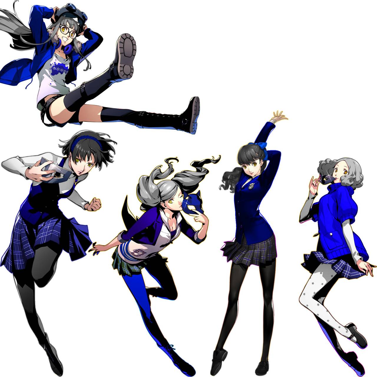 1280x1280 P5R Velvet girl wallpaper
