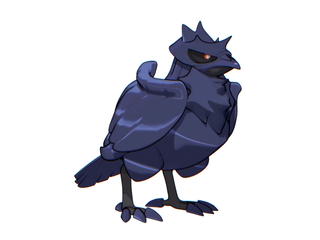 1024x768 Corviknight 3D Fan Art, Emma Koch. Pokemon, Fan art, Art