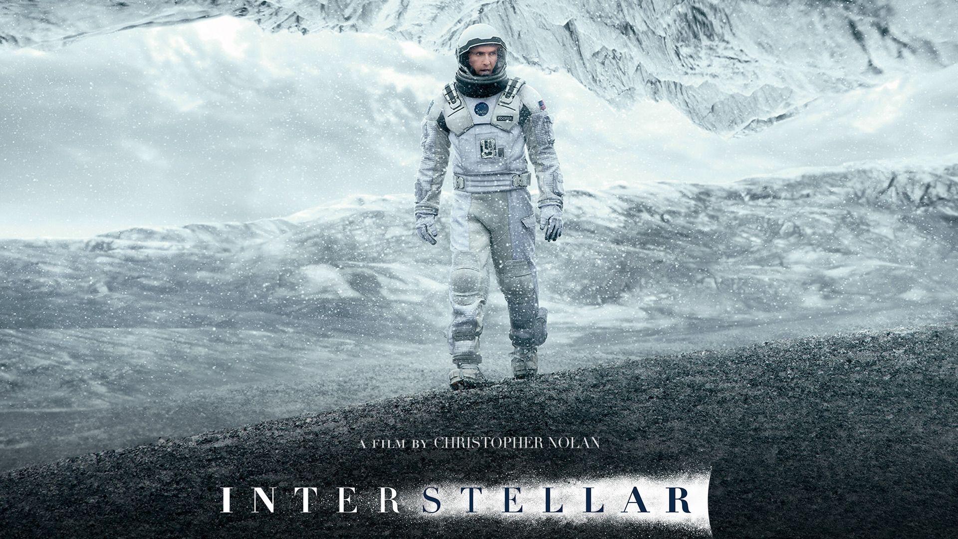 1920x1080 Interstellar Matthew McConaughey Movie Poster Desktop Wallpaper