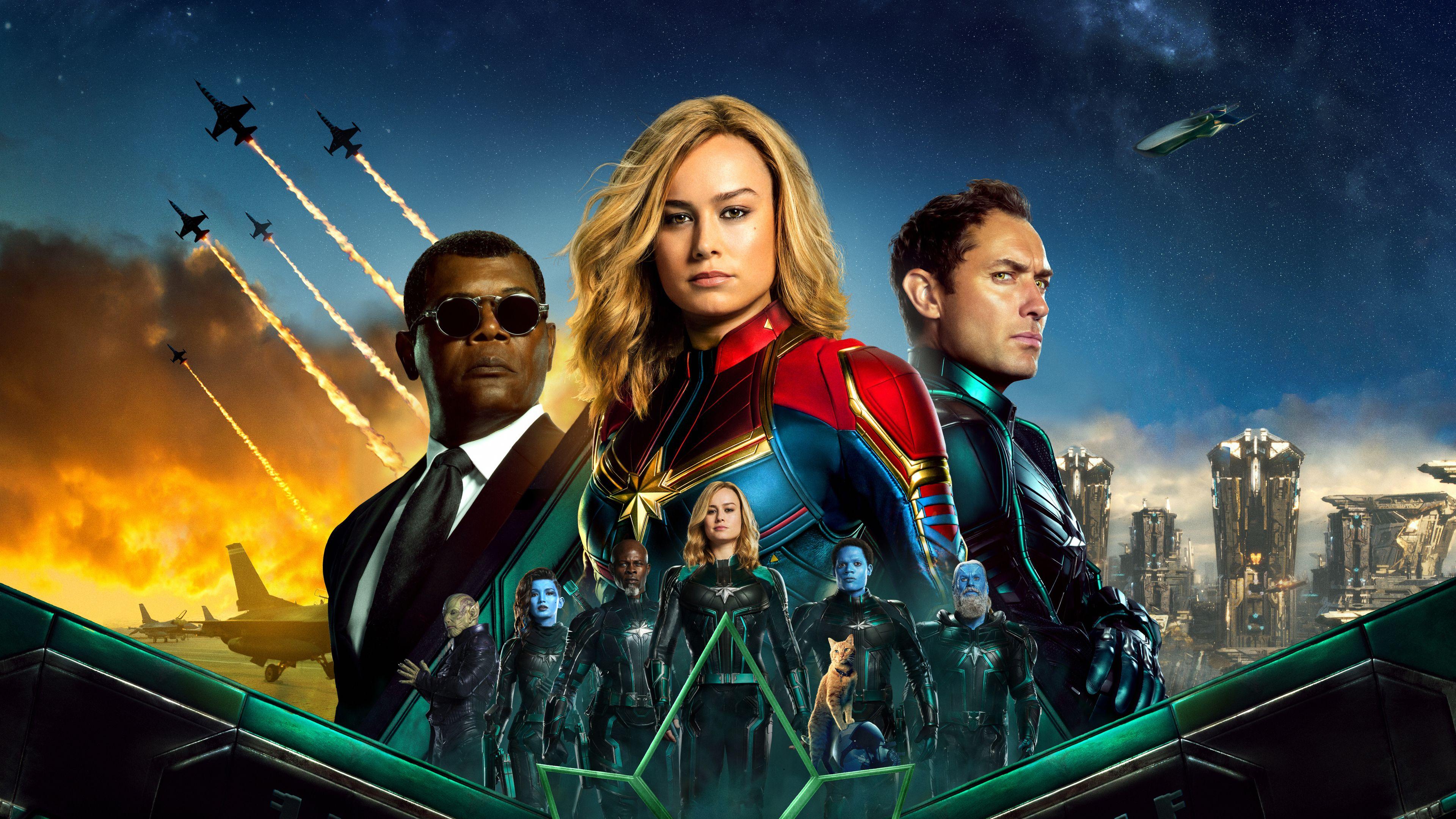 3840x2160 Wallpaper 4k Captain Marvel Movie Poster 4k 2019 Movies Wallpaper, 4k Wallpaper, 5k Wallpaper, Brie Larson Wallpaper, Captain Marvel Movie Wallpaper, Captain Marvel Wallpaper, Hd Wallpaper, Movies Wallpaper
