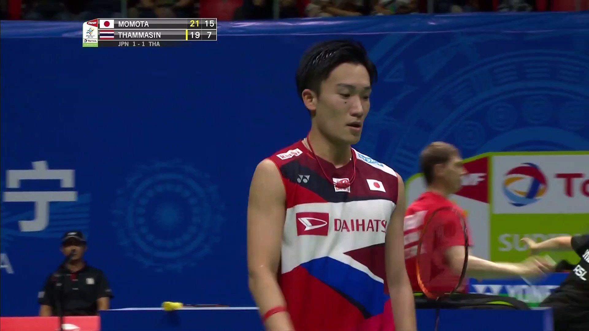1920x1080 G1. MS. Kento MOMOTA (JPN) vs. Sitthikom THAMMASIN (THA)