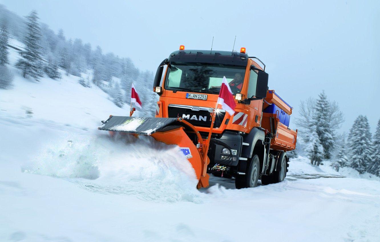 1332x850 Wallpaper winter, snow, MAN Truck & Bus, TGS 18. road service image for desktop, section грузовики