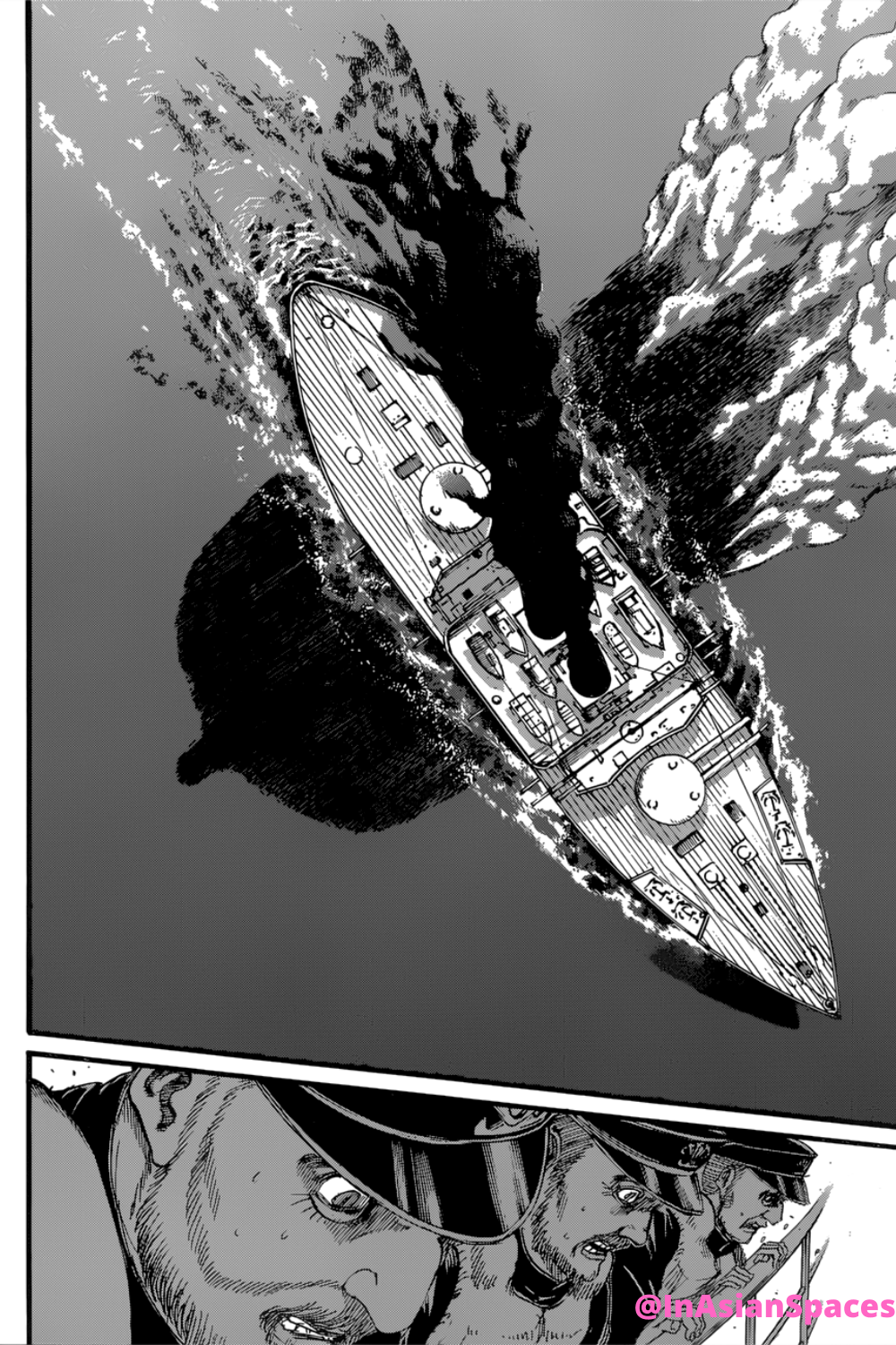 Titan 1000x1500 bơi dưới thuyền của lực lượng thống nhất - Snk Ch 130. Shingeki no kyojin, Attack on titan season, Chapter https://wallpaperaccess.com/full/5626870.png