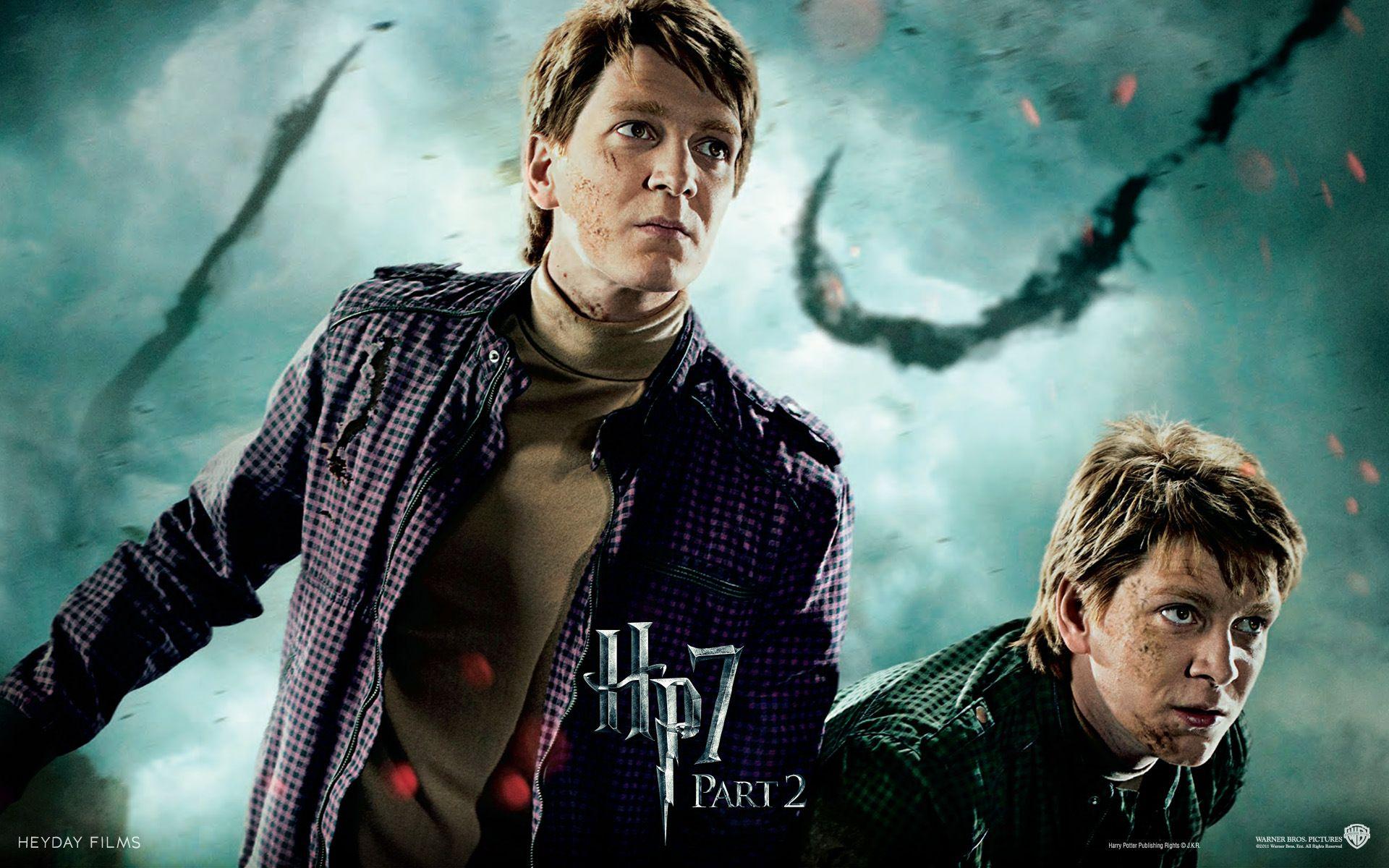 1920x1200 Deathly Hallows Part II Official Wallpaper and George Weasley Wallpaper